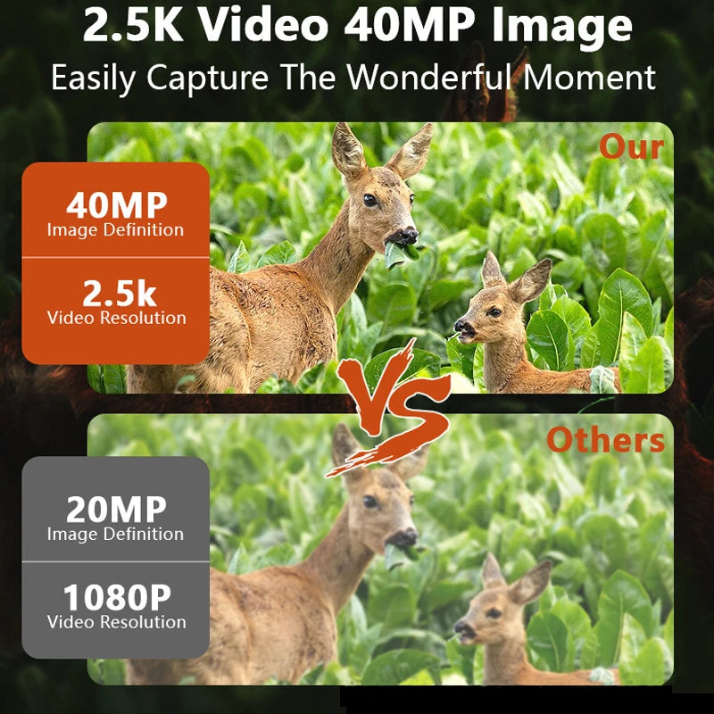 Hot Sell Night Vision Binocular Device 2.5K HD Infrared Digital Hunting Camping Telescope 8X Zoom Outdoor Night Vision Goggles