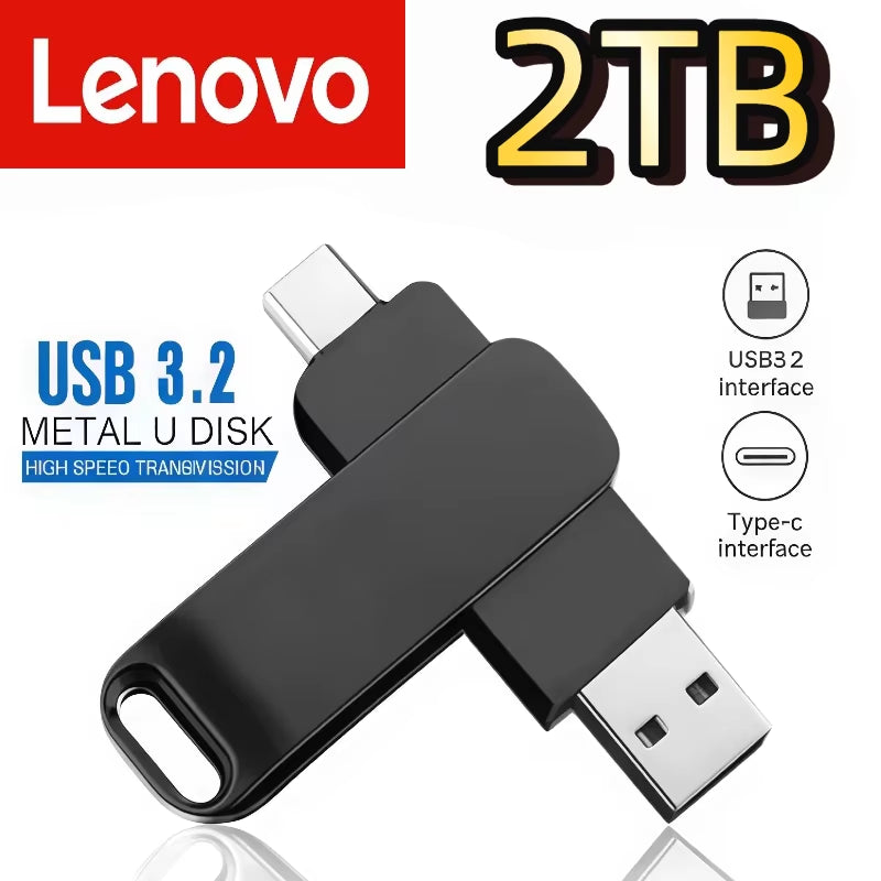 16TB 8TB USB 3.2 Flash Drives U Disk High Speed Metal Pendrive Waterproof Type-C Memoria USB Stick USB Drives 4TB 2TB 1TB