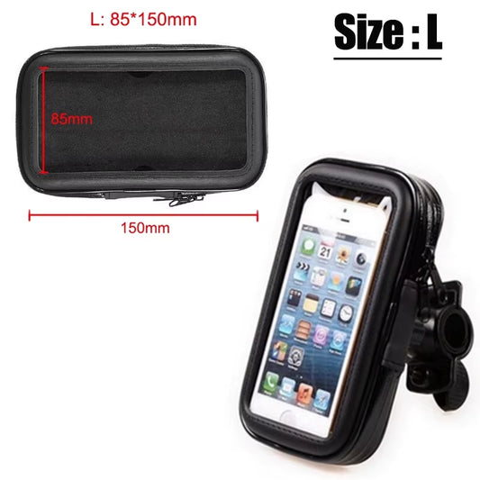 Waterproof Bicycle Phone Holder Motorcycle Bike Handlebar Phone Case Bag for Iphone 15 Pro Max 14 Samsung Bike Phone Stand Mount