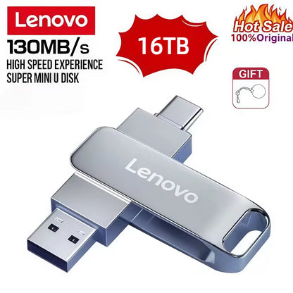 16TB 8TB USB 3.2 Flash Drives U Disk High Speed Metal Pendrive Waterproof Type-C Memoria USB Stick USB Drives 4TB 2TB 1TB