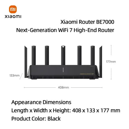 Mi Router BE7000 Tri-Band Wifi Repeater VPN 1GB Mesh USB 3.0 IPTV 4 X 2.5G Ethernet Ports Modem Signal Amplifier Wifi 7