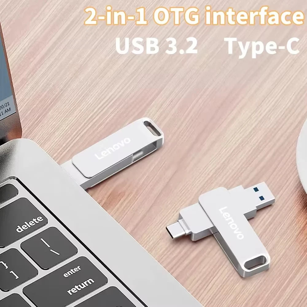 16TB 8TB USB 3.2 Flash Drives U Disk High Speed Metal Pendrive Waterproof Type-C Memoria USB Stick USB Drives 4TB 2TB 1TB