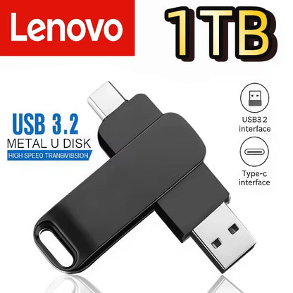 16TB 8TB USB 3.2 Flash Drives U Disk High Speed Metal Pendrive Waterproof Type-C Memoria USB Stick USB Drives 4TB 2TB 1TB