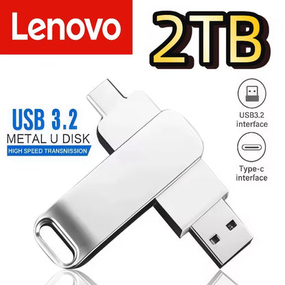 16TB 8TB USB 3.2 Flash Drives U Disk High Speed Metal Pendrive Waterproof Type-C Memoria USB Stick USB Drives 4TB 2TB 1TB
