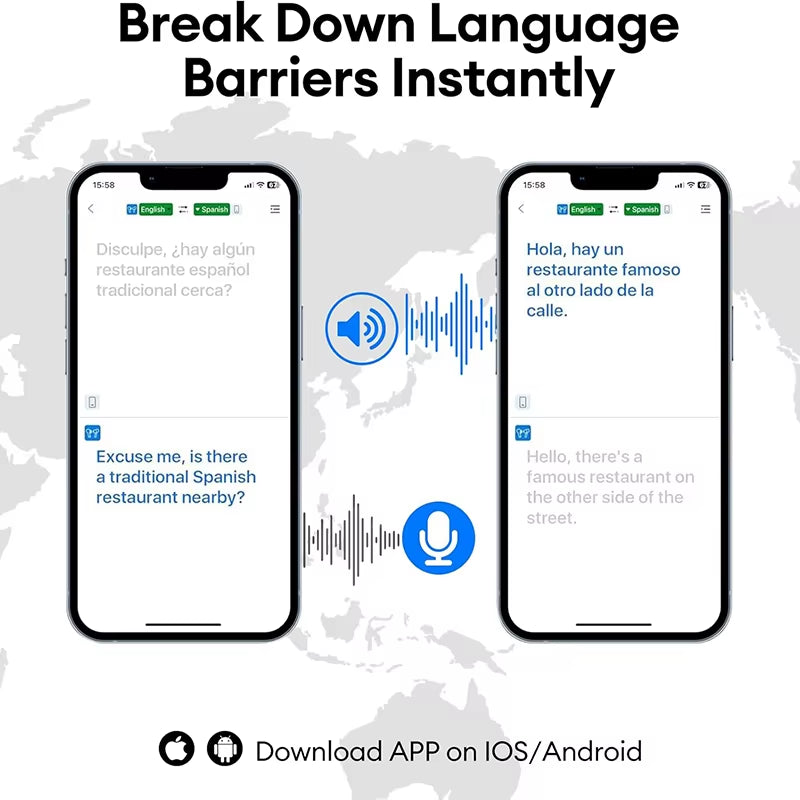 Openairultra AI Translation Real Time 3-In-1 Translator Earbuds 145 Languages & Accents Bluetooth 5.4 Translating Earphones