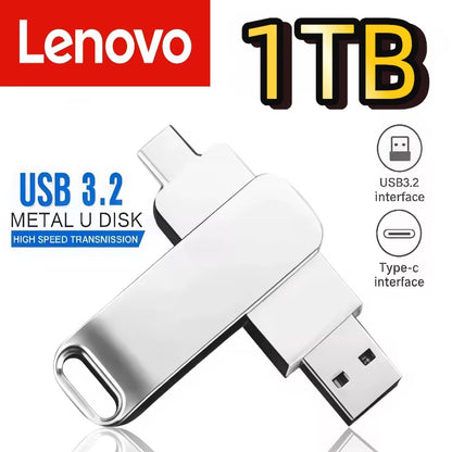 16TB 8TB USB 3.2 Flash Drives U Disk High Speed Metal Pendrive Waterproof Type-C Memoria USB Stick USB Drives 4TB 2TB 1TB
