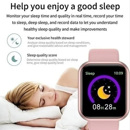 Multifunctional Smart Watch for Men and Women,Bluetooth Connected Phone,Music,Fitness Sports Bracelet,Sleep Monitor,Smartwatch