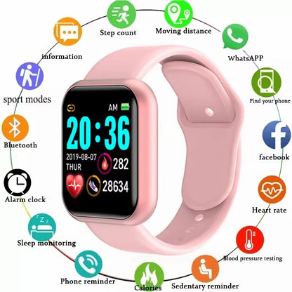 Multifunctional Smart Watch for Men and Women,Bluetooth Connected Phone,Music,Fitness Sports Bracelet,Sleep Monitor,Smartwatch
